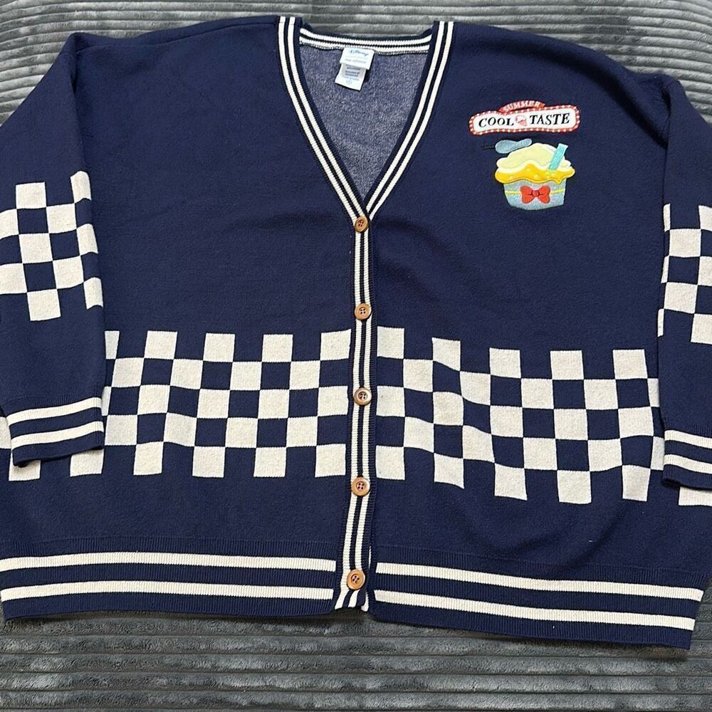 Her Universe Disney Donald Duck Ice Cream Cardigan Women’s Size S - Picture 3 of 9